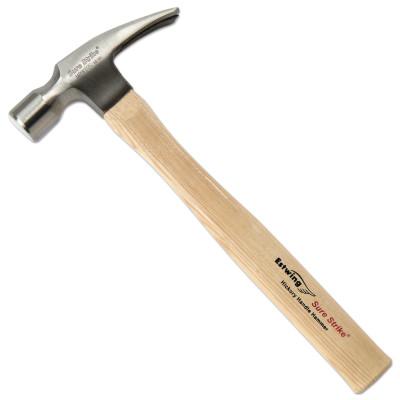 Estwing Sure Strike Claw Hammer, Forged Steel Head, Cushion Grip Hickory Handle, 14 in, MRW20S