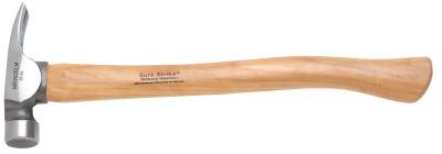 Estwing Sure Strike Framing Hammer, Forged Steel Head, Curved Hickory Handle, 17 1/2 in, MRW25LM