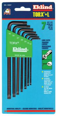 Eklind?? Tool Torx?? L-Key Sets, Long Allen Wrench, 7 pieces, 10907
