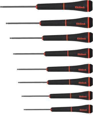 Eklind® Tool 8PC BALL-HEX .050-5/32"SCREWDRIVER SET, 92500