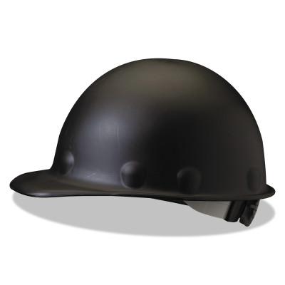 Honeywell P2 Series Roughneck Hard Cap, SuperEightÂ® Ratchet, Black, P2AQRW11A000