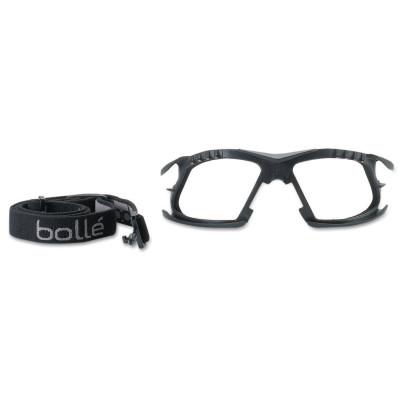 Bolle SUPERBLAST Safety Goggles, One Size, Clear, Blue Frame, Anti-Fog/Scratch Resistant, 40295
