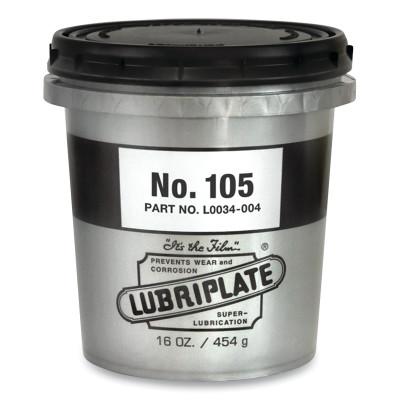 Lubriplate?? 105 Series Multi-Purpose Grease, 16 oz, Tub, NLGI Grade 0, L0034-004