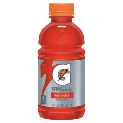 Gatorade® Thirst Quencher, Fruit Punch, 12 oz, Bottle, 12196