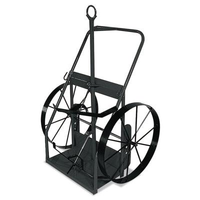 Milwaukee Hand Trucks Cylinder Trucks, Holds 2 Cylinders, 24 in Steel Wheels, 30760