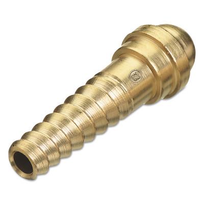 Western Enterprises Spiral & NPT Hose Nipples, 200 PSIG, Brass, 3/16 in Hose ID, 1 13/32 in, 12