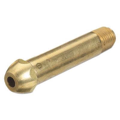 Western Enterprises Regulator Inlet Nipples, 1/4" (NPT), 3 1/2", Brass, CGA-510; CGA-580; CGA-590, 615-3