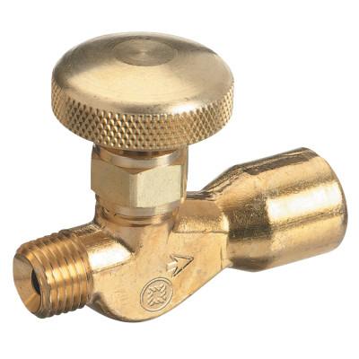 Western Enterprises Non-Corrosive Gas Flow Valves, 200 PSIG, Brass, Acetylene/Fuel Gas, 1/4" NPT(F), 208-F