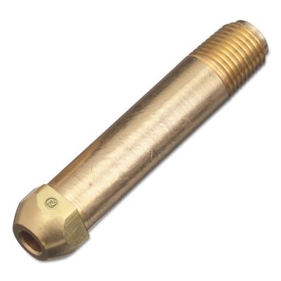 Western Enterprises Regulator Inlet Nipples, Medical Breathing Mixtures, 1/4"(NPT), 2", CGA-280, 283