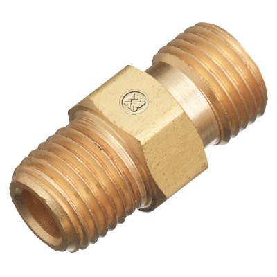 Western Enterprises Regulator Outlet Bushing, 200 psi, Brass, B-Size, 1/4 in (NPT) RH, Male, Oxygen, 32