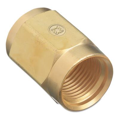 Western Enterprises Regulator Inlet Nuts, Air, Brass, CGA-347, Hand-Tight, 6347-2