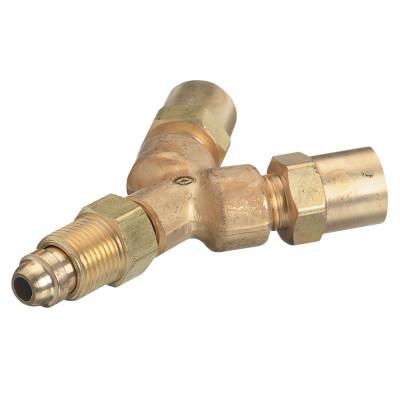 Western Enterprises Y Connections, 200 PSIG, Brass, Inert Gas, 5/8 in - 18 (F), 401