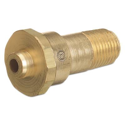 Western Enterprises Regulator Inlet Nipples, Refrigerant Gas, 1/4"(NPT), 2 1/4", Brass, CGA-660, 603-A