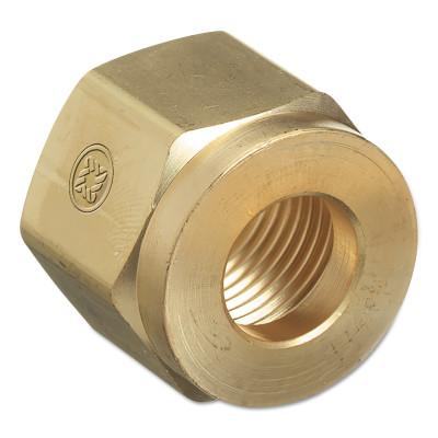 Western Enterprises Regulator Inlet Nuts, Acetylene (Commercial), Brass, CGA-300, 16-2
