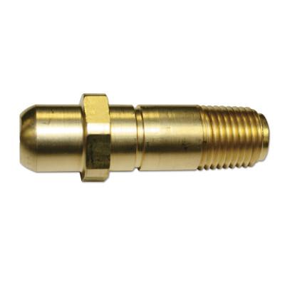 Western Enterprises Regulator Inlet Nipples, Oxygen, 1/4"(NPT), 2 1/16", Brass, CGA-540, 63