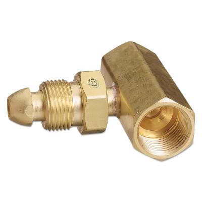 Western Enterprises Regulator Inlet Nuts, Inert Gas, Brass, CGA-680, 680-2