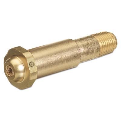 Western Enterprises Regulator Nipples, 5,500 psig, Brass, 1/4" NPT, CGA-680/CGA-695/CGA-702/CGA-703, 680-4SF