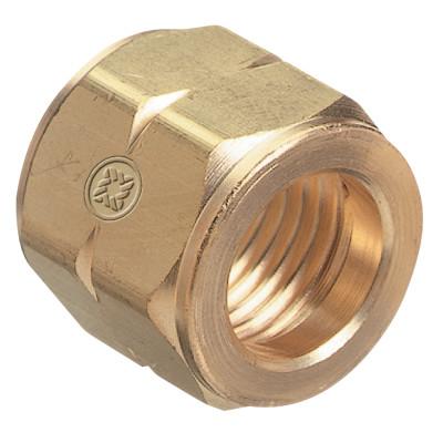 Western Enterprises Hose Nut, 200 psig, Brass, D-Size, Oxygen, D-7