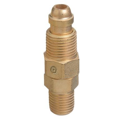 Western Enterprises Inert Arc Hose & Torch Adaptor, Brass, Elbow - 90°, Male/Female, LH to LH, AW-408