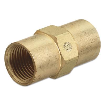 Western Enterprises Inert Arc Hose Couplers, Brass, A-Size, Female/Female, RH to RH, AW-430A