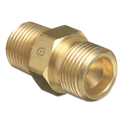 Western Enterprises Male NPT Outlet Adaptor for Manifold Pipelines, 5,500 psig, Brass, Air, B-348