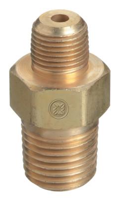 Western Enterprises Pipe Thread Reducer Bushings, Adapter, 3,000 PSIG, Brass, 1/4 in; 1/8 in (NPT), B-4-2HP