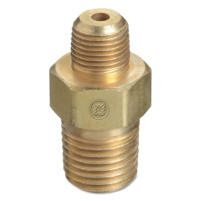 Western Enterprises Pipe Thread Reducer Bushings, Brass, 1/2 in (NPT); 1/4 in (NPT), B-8-4HP