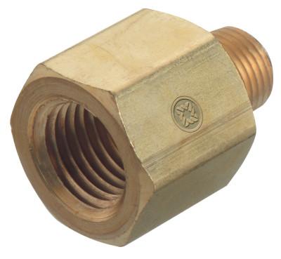 Western Enterprises Pipe Thread Adapters, 3,000 PSIG, Brass, 1/4 in (NPT), BA-4HP