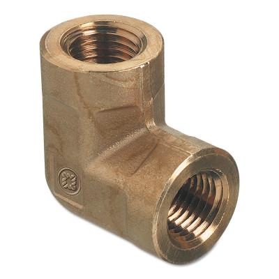 Western Enterprises Pipe Thread Elbows, Connector, 3,000 PSIG, Brass, 1/2 in (NPT), BEL-8HP