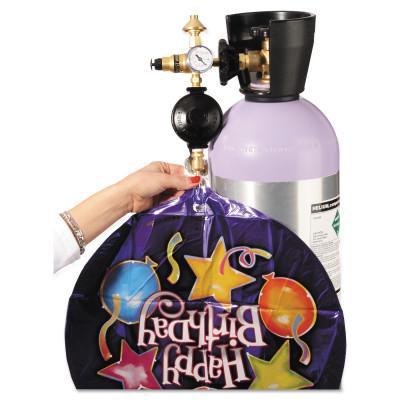 Western Enterprises Professional Foil/Latex Balloon Inflators, Helium, CGA 580, 3,000 psi inlet, BR4HG