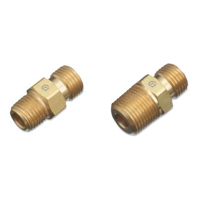 Western Enterprises Regulator Outlet Bushing, 200 psi, Brass, C-Size, 3/8 in (NPT) RH, Male, Oxygen, C-40