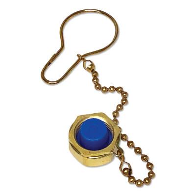 Western Enterprises Manifold One-Piece Dust Cap Assemblies, Cap, Brass, Acetylene, DC-B8