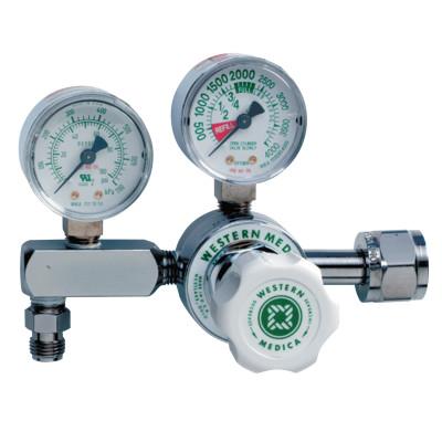 Western Enterprises M1 Series Pressure Gauge Regulator, Oxygen, 4000 psi Inlet Pressure, M1-540-PG