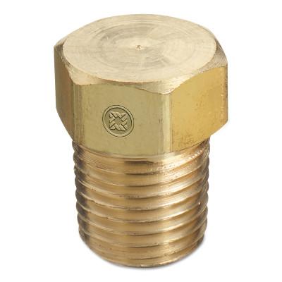 Western Enterprises Pipe Thread Caps and Plugs, Cap, 3000 PSIG, Brass, 1/4 in (NPT), P-4HP