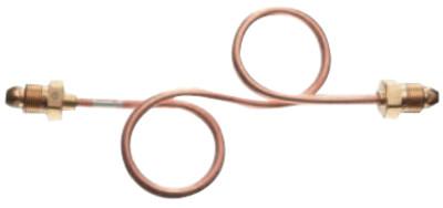 Western Enterprises Manifold Rigid Pigtails, Pigtail, 3,000 PSIG, Copper, Argon/Nitrogen/Helium, P-92