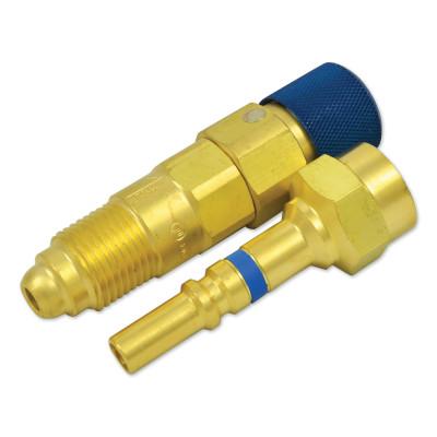 Western Enterprises Quick Connect, Regulator-to-Hose, QDB300 Plug (M); QDB301 Socket (F), Inert Gas, QDB33