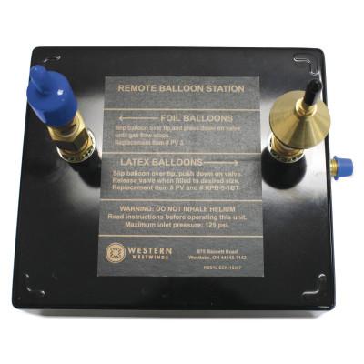 Western Enterprises Dual Foil and Latex Countertop Balloon Inflator Stations, 8 in x 7 in x 3 in, RBS2