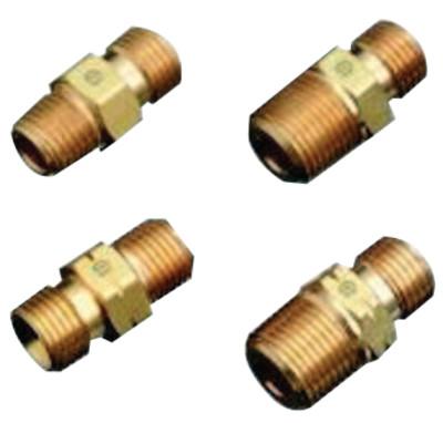 Western Enterprises Regulator Outlet Bushing, 200 psi, Stainless Steel, B-Size, 1/4 in (NPT) RH, Male, Oxygen, SS-32