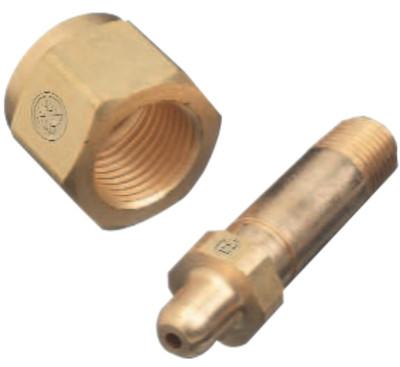 Western Enterprises Regulator Inlet Nuts, Corrosive Gases, Stainless Steel, CGA-330, SS-334
