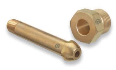 Western Enterprises Regulator Inlet Nuts, Argon; Nitrogen; Helium, Stainless Steel, CGA-580, SS-92