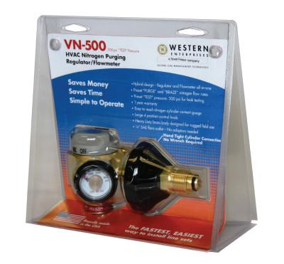 Western Enterprises VN Series HVAC Nitrogen-Purging Regulators/Flowmeters, Nitrogen, 35 CFH, CGA-580, VN-250