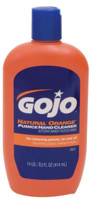 Gojo® Natural Orange Pumice Hand Cleaners, Citrus, Squeeze Bottle, 14 oz, 0957-12