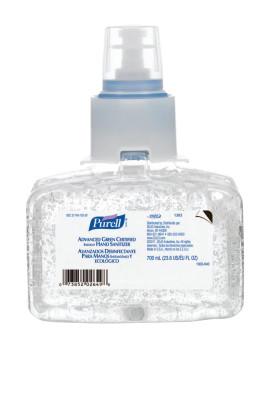 Gojo® PURELL Advanced Green Certified Instant Hand Sanitizers, LTX, 700 mL, 1303-03