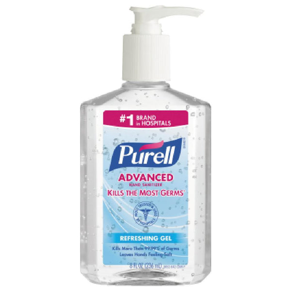 Gojo® PURELL Advanced Instant Hand Sanitizers, 8 oz, Citrus, 9652-12