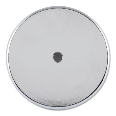 General Tools Shallow Pot Ceramic Magnets, 50 lb, 3 1/4 in Dia., 376D