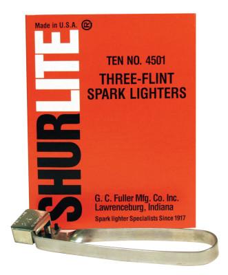 GC Fuller Shurlite® Spark Lighter, Three-Flint Lighter with Attached Flints, 4501