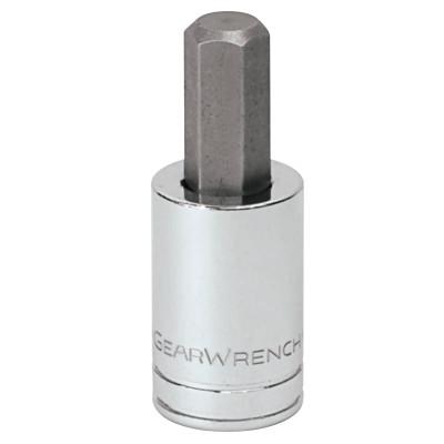 Apex Tool Group 3/8" Dr. Hex Bit Socket Sets, Steel, 1.85 in Length, 3/8 in Fastener, 80421