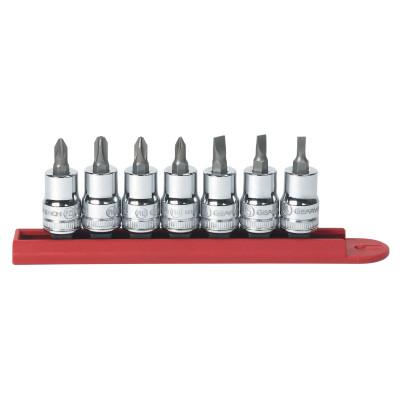 Apex Tool Group 7 Piece Bit Socket Sets, 80577