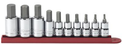 Apex Tool Group 10 Piece Bit Socket Sets, 80579