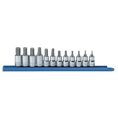 Apex Tool Group 12 Piece Bit Socket Sets, 3/8 in, Metric, 80580